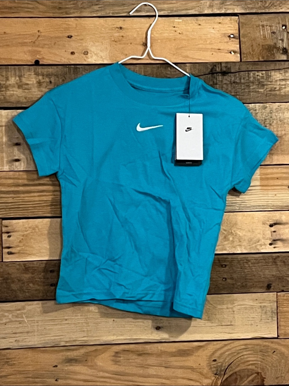 Nike Kids Short Sleeve Tee - Turquoise Blue